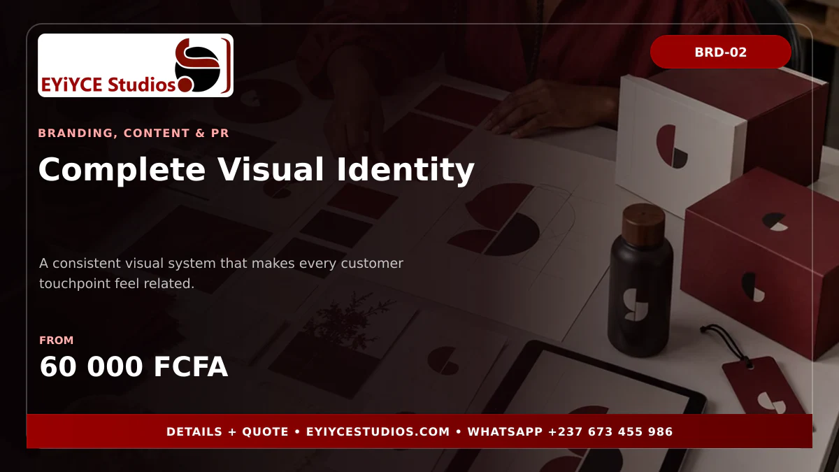 Complete Visual Identity pricing graphic