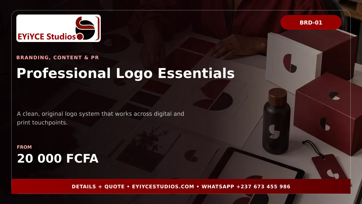 Professional Logo Essentials pricing banner