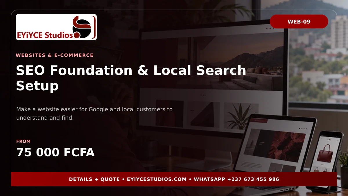SEO Foundation & Local Search Setup pricing banner