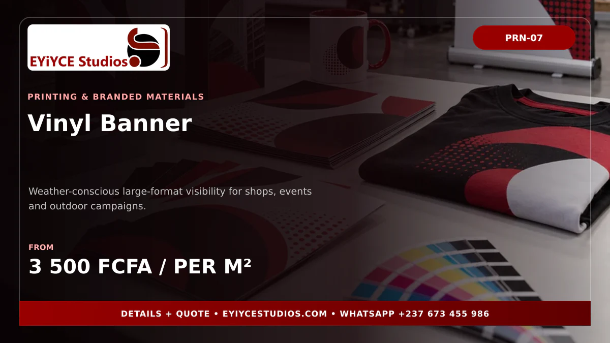 Vinyl Banner pricing banner